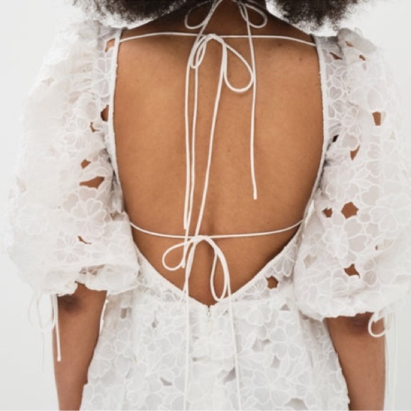 FOR LOVE & LEMONS x FREE PEOPLE Serena Maxi Dress NEW With Tag White Size M - Picture 10 of 15